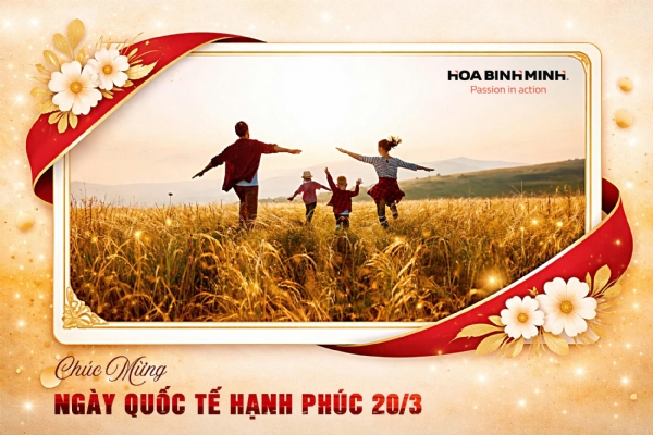 CHÚC MỪNG NGÀY QUỐC TẾ HẠNH PHÚC 20/3